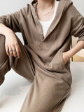 Aimays-Loose Hoodies And Wide-Leg Pants Suits